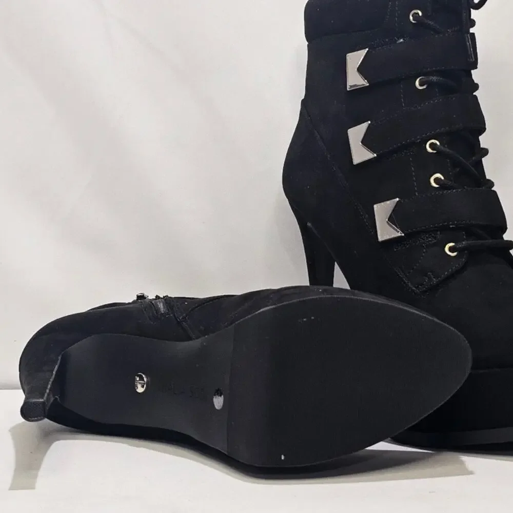 Thalia Sodi Women's Sasha Platform Dress Booties Size 10 Black NWT - Picture 10 of 10